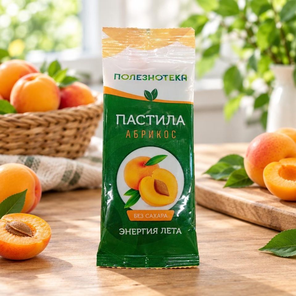 Полезнотека Пастила Абрикос 50 гр
