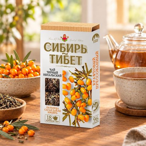 Иван да Сибирь-тибет с облепихой и саган дайля плитка 96гр 12шт
