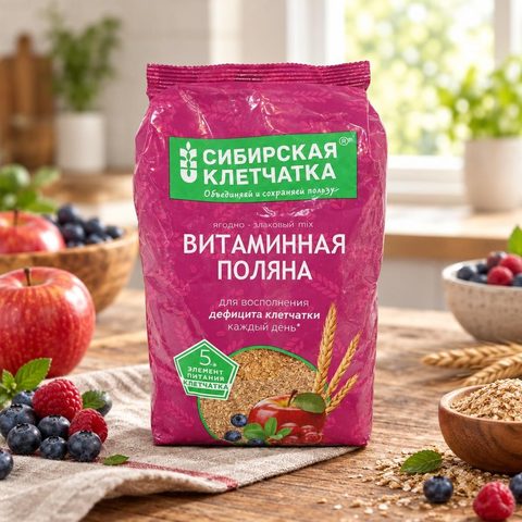 Сибирская клетчатка Витаминная поляна 300гр