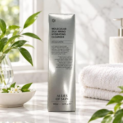 ALLIES OF SKIN molecular silk Amino Hydrating Cleanser очищающее средство 100 мл