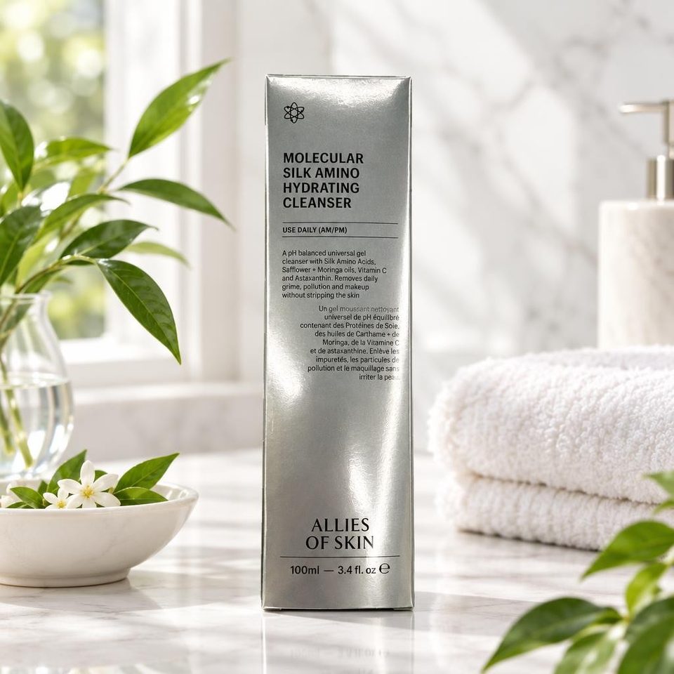 ALLIES OF SKIN molecular silk Amino Hydrating Cleanser очищающее средство 100 мл