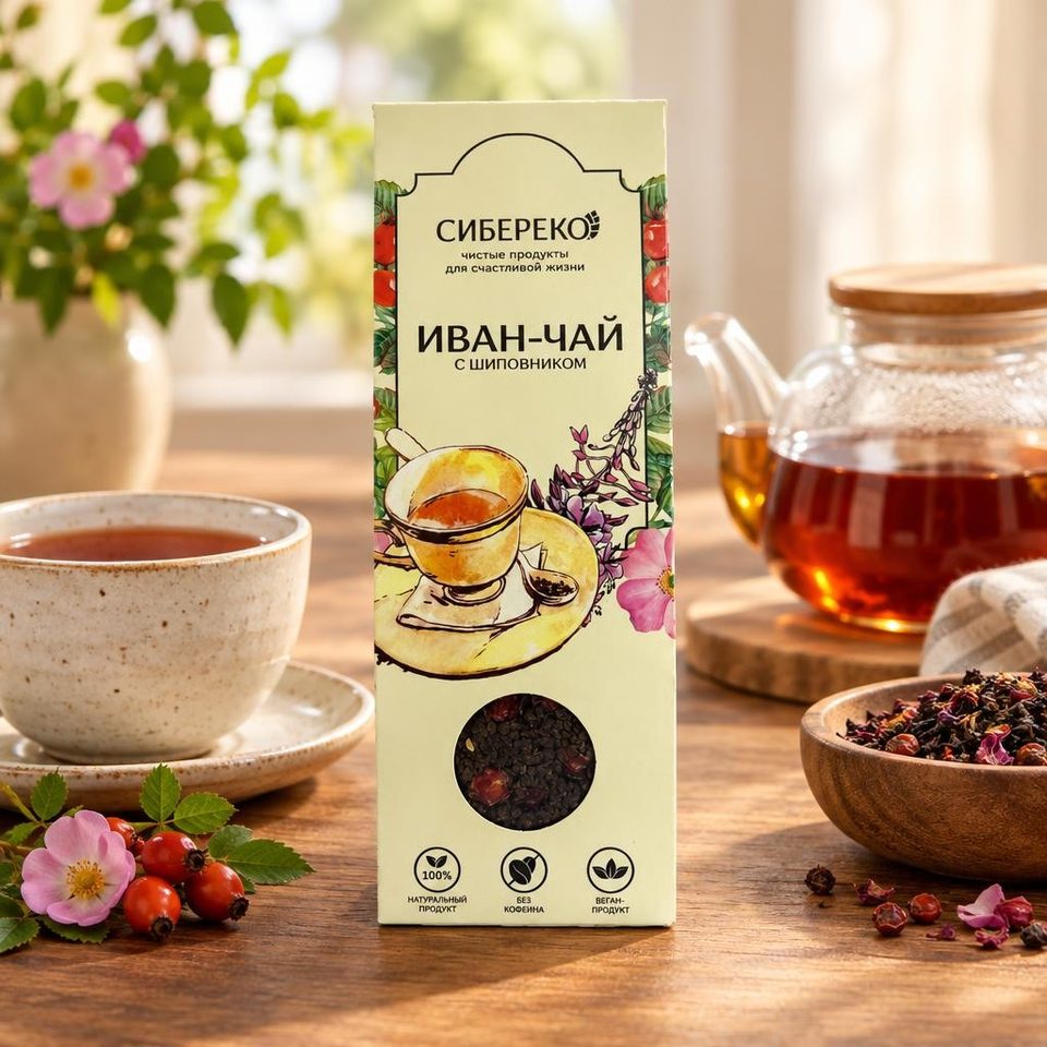 Иван чай с шиповником 50гр