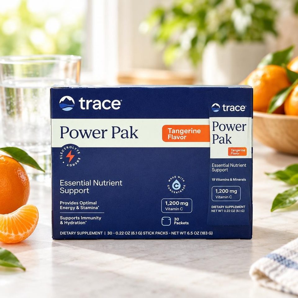 Trace Minerals Electrolyte Stamina Tangerine 30стик 3шт