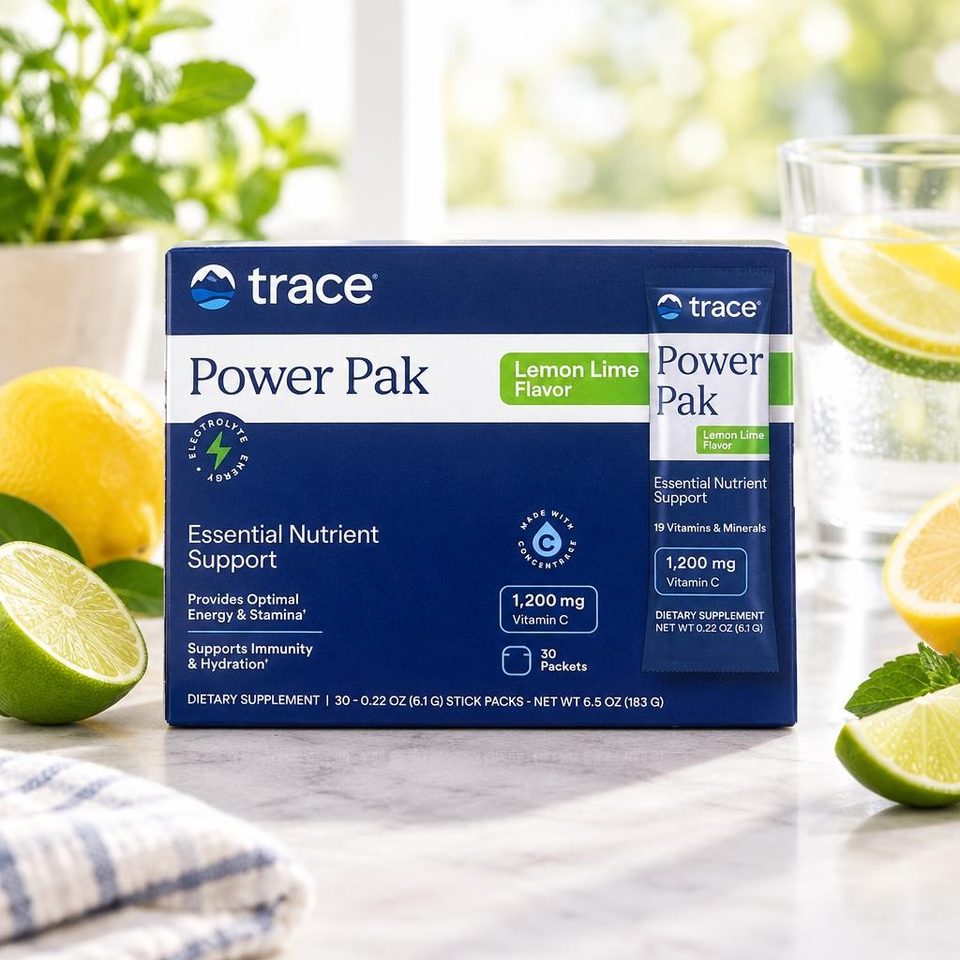 Trace Minerals Electrolyte Lemon Lime 30пакет 3шт