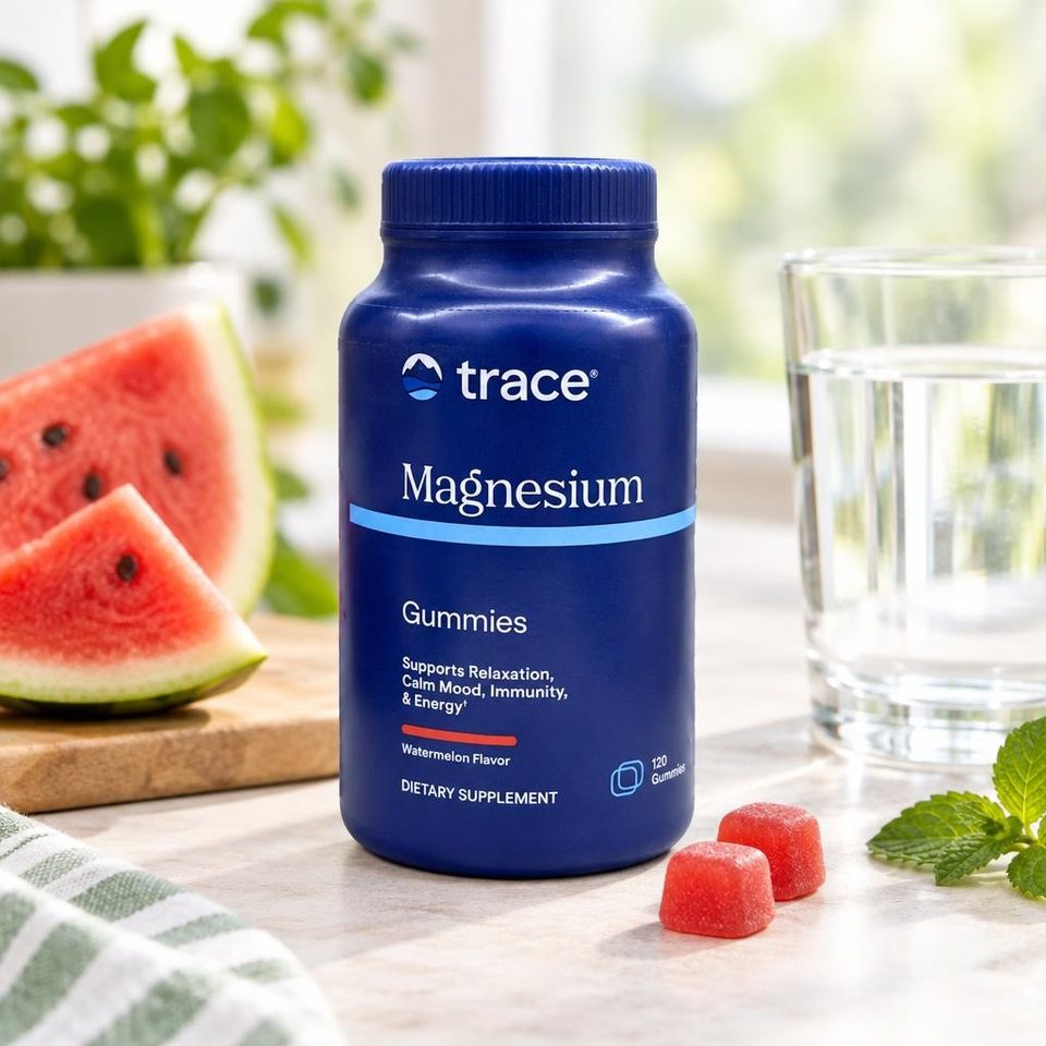Trace minerals Magnesium Gummies Watermelon 120chewable 12шт
