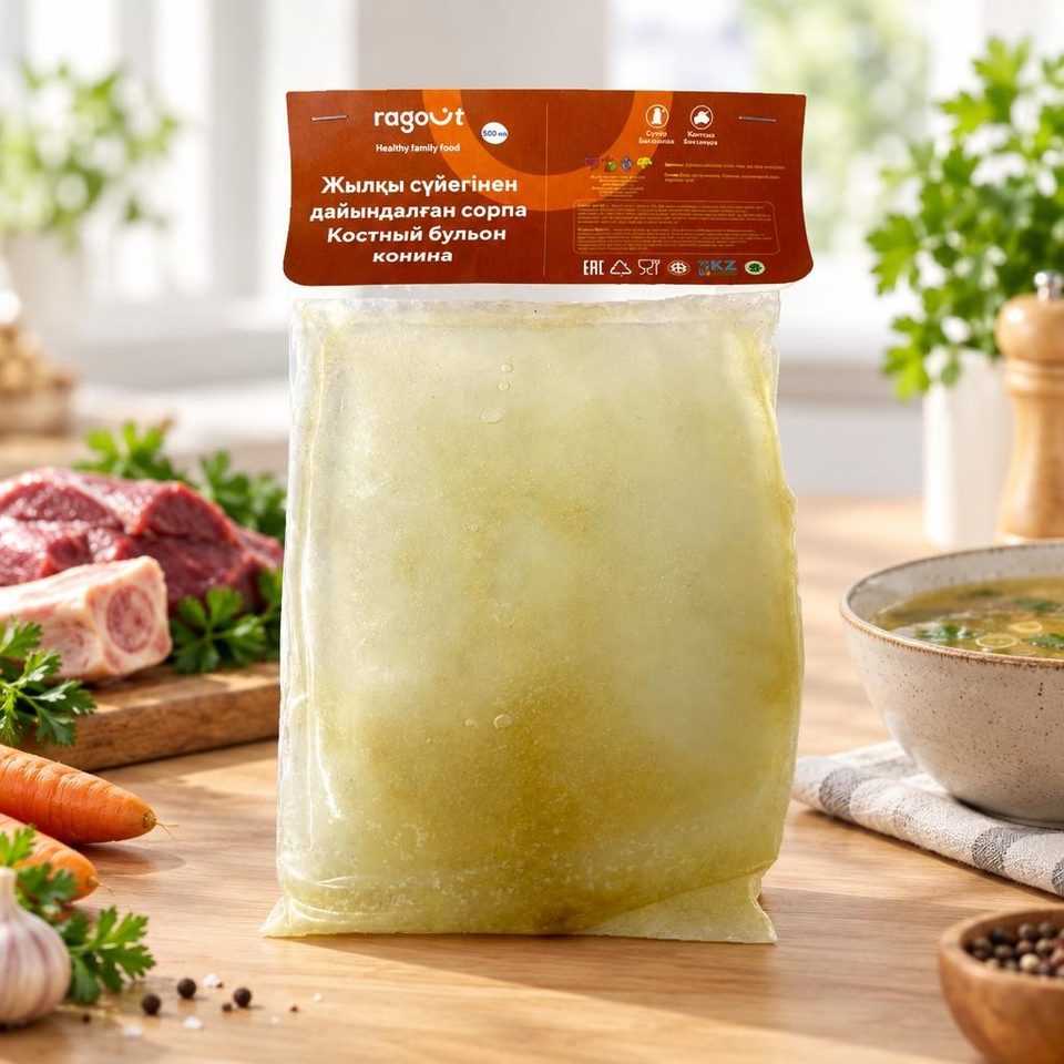 Ragout Костный бульон 500гр конина