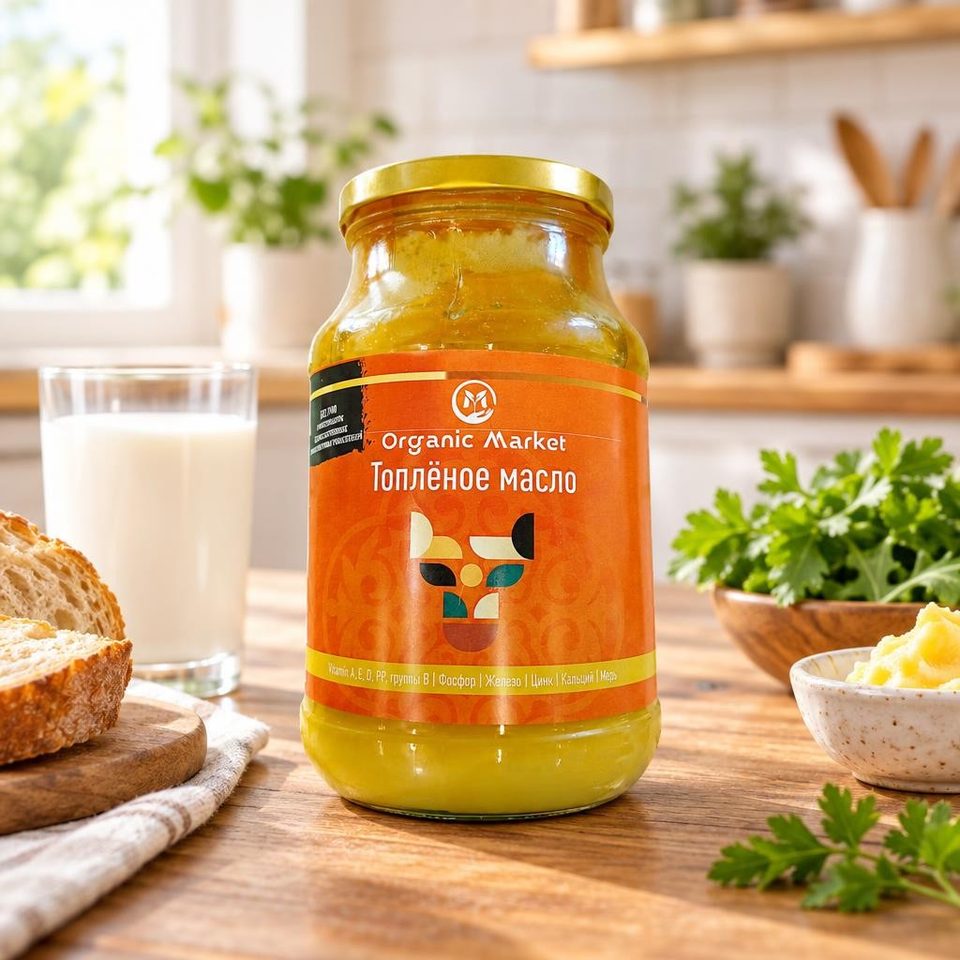 Organic Топленое масло 1000мл
