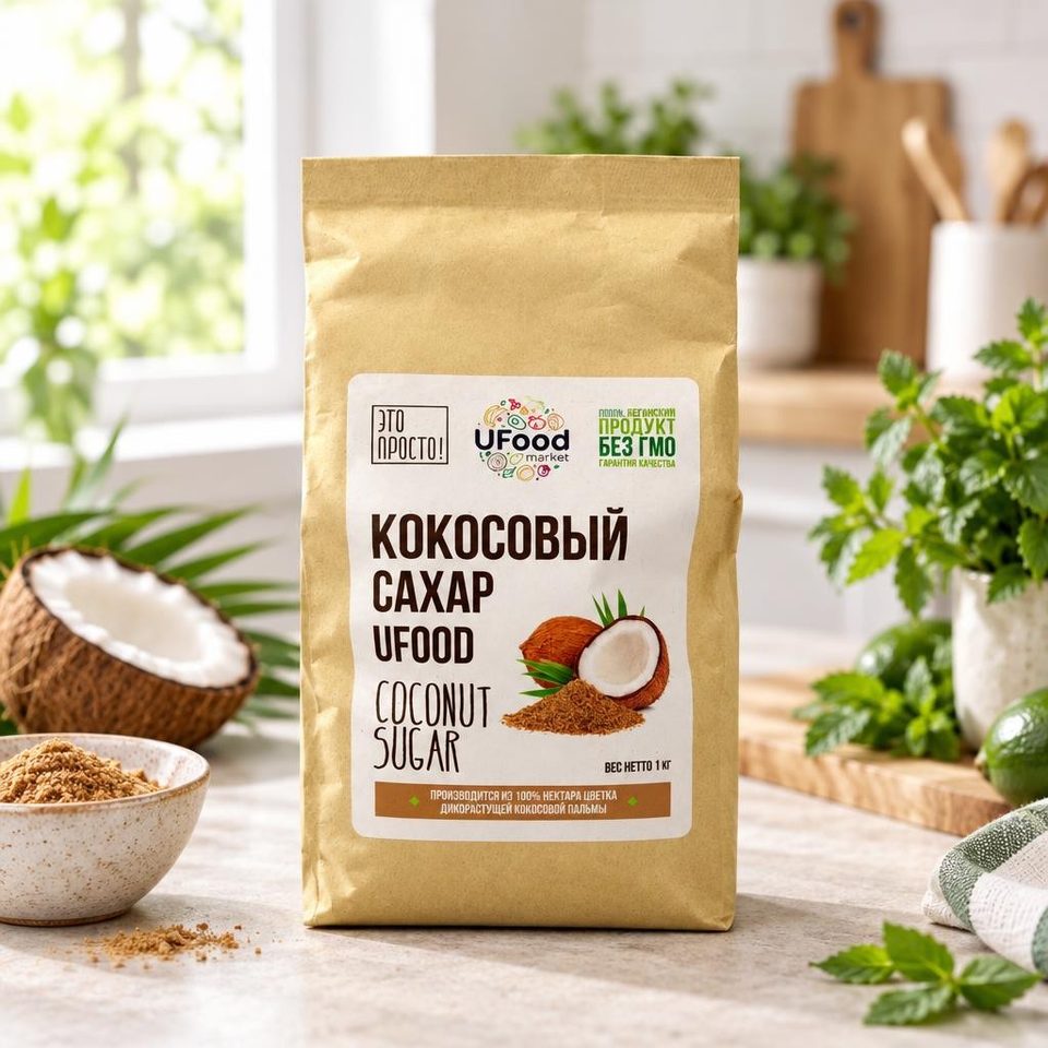 Ufood Кокосовый сахар 1кг