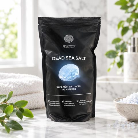 Epsom Salt 1 кг Соль мертвого моря из израиля 10шт