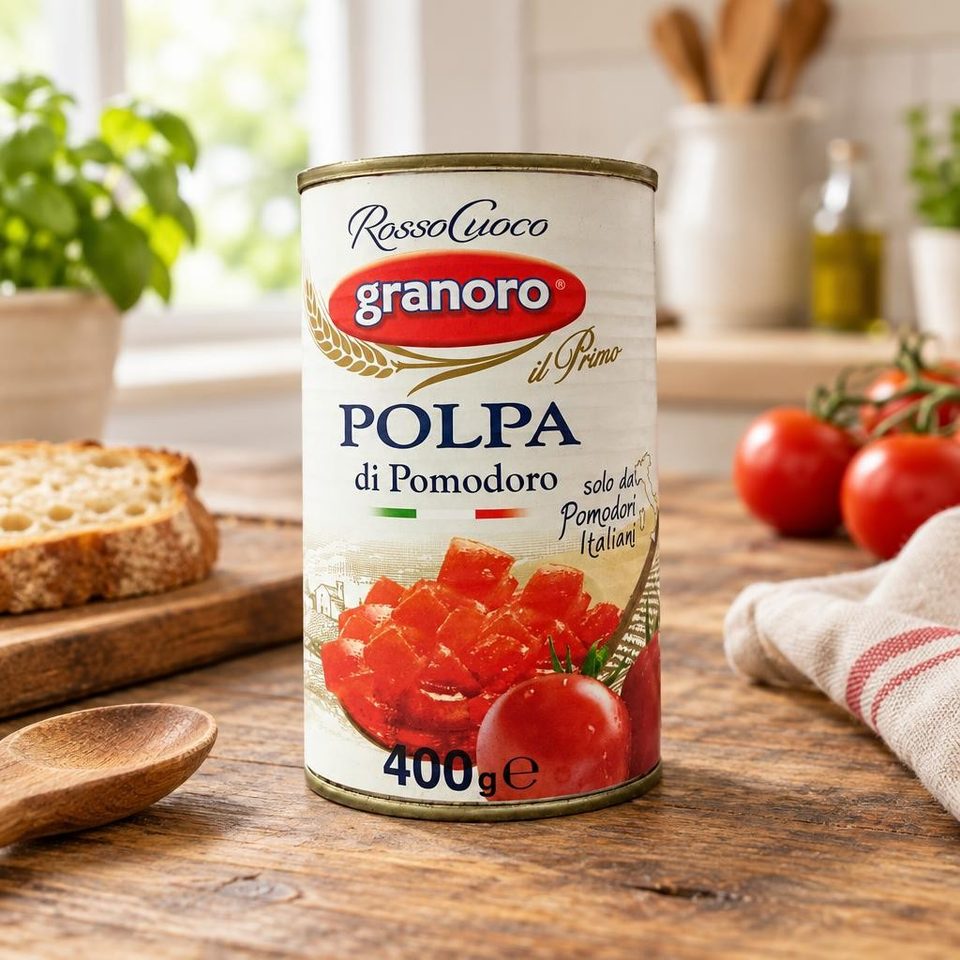 Дэр Granora Томаты резанные в собст.соку Polpa 400гр