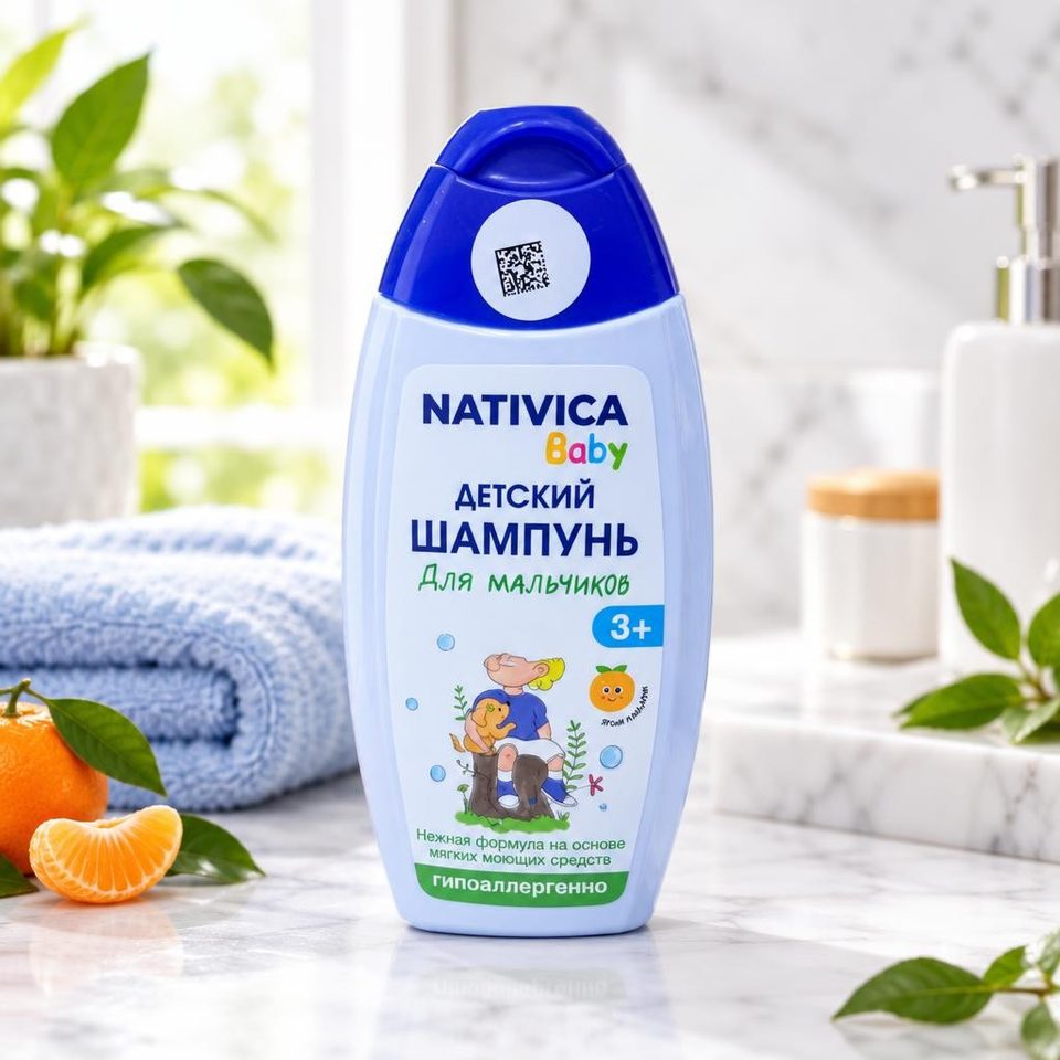 Nativica Baby Детский шампунь для мальчиков 3+ 250мл