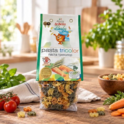 Pasta la Bella Макароны Триколор 250 гр 10 шт