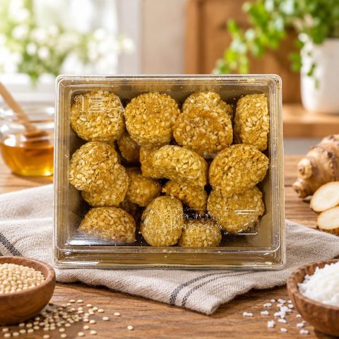 Печенье на сиропе топинамбура с кунжутом и кокосом 130 гр 8 шт