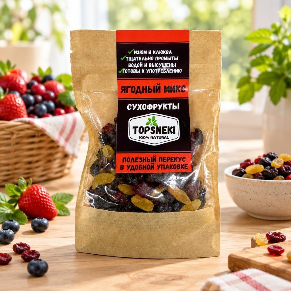 Микс ягод 80гр