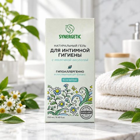 Синергетик Натуральный гель для интимной гигиены 250мл 6шт