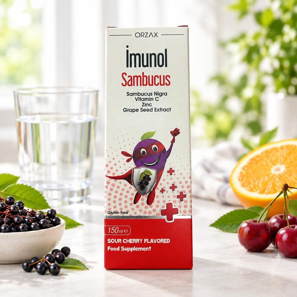 Orzax Imunol Sambucus Nigra Vitamin C детское 150мл