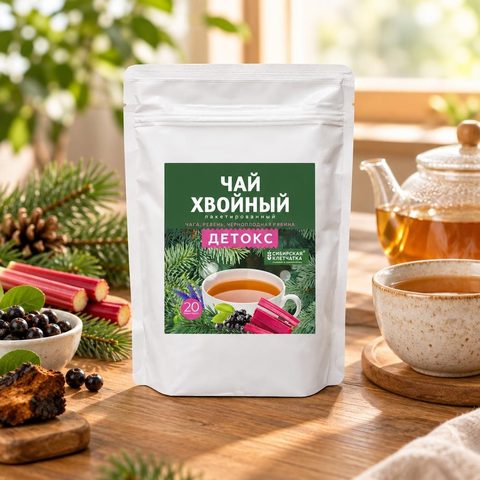 Сибирская клетчатка Хвойный чай Детокс напиток чайный ф/пак 3 г №20