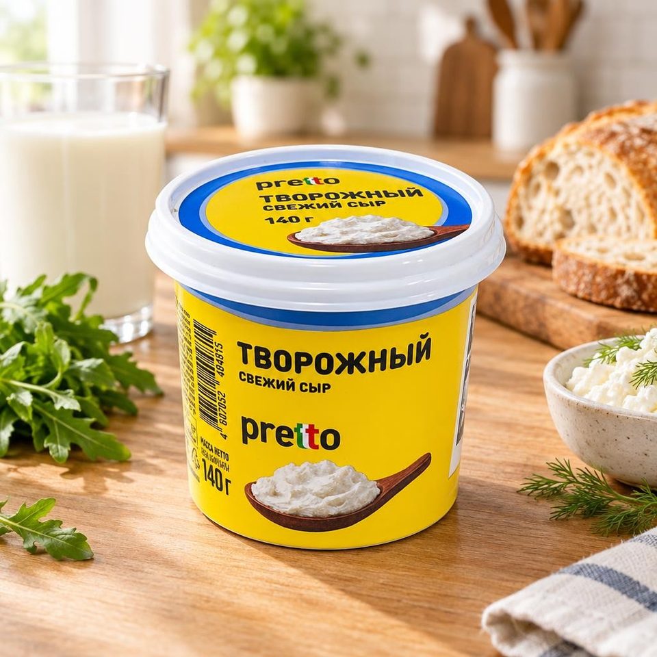 Pretto Сыр творожный 140гр