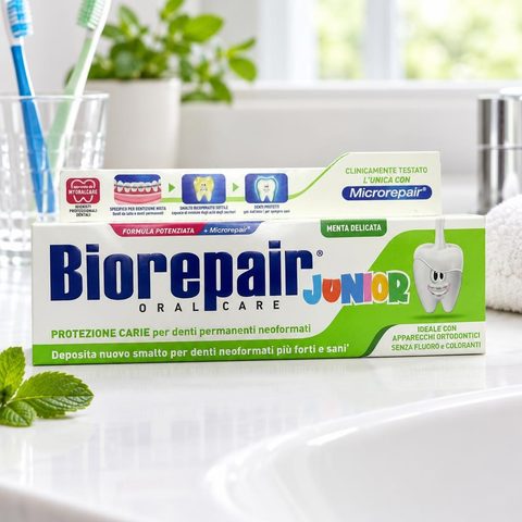 Biorepair Junior Детская  зубная паста 75мл