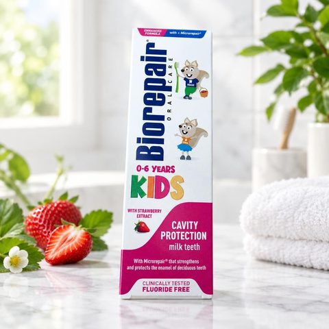 Biorepair Kids Детская зубная паста Земляника 50мл