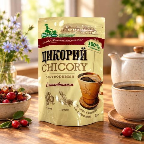 Bianova Напиток из цикория с шиповником 100гр 12шт