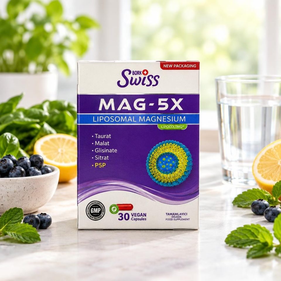 Swiss Bork Mag-5x 30vegan capsules