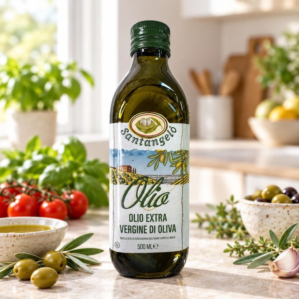SANTANGELO Extra Virgin Масло оливковое нерафинированное стекло 0,5л 12шт