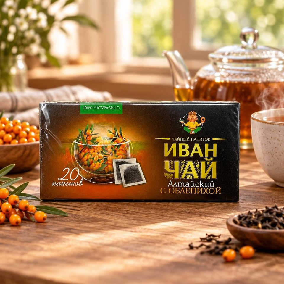 Иван-чай Алтайский с облепихой фильтр-пакет 42 гр
