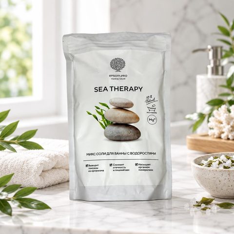 Epsom Salt Аромасмесь соли и водорослей SEA THERAPY 1кг