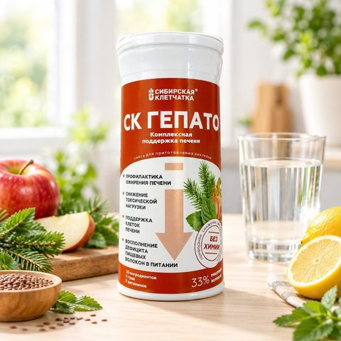 Сибирская клетчатка Коктейль СК ГЕПАТО 400гр 12шт