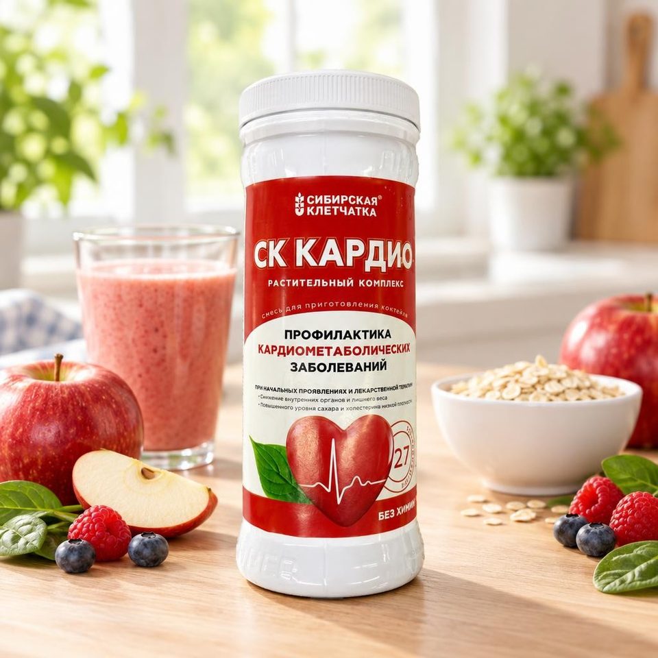 Сибирская клетчатка Коктейль СК Кардио 400гр 12шт