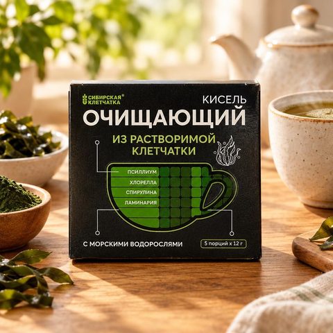 Сибирская клетчатка Кисель Очищающий 5пак 12гр 24шт