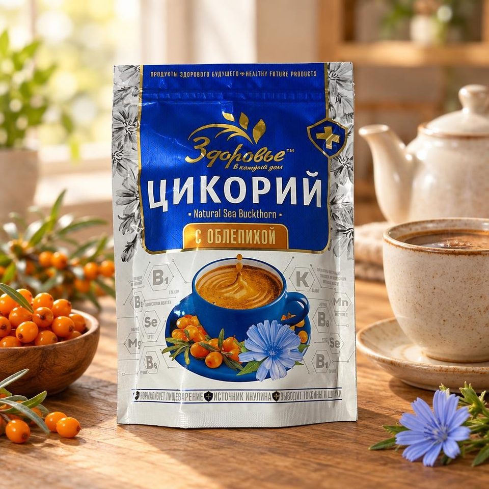 Цикорий гранула Здоровье с облепихой ZIP 85 гр 12 шт