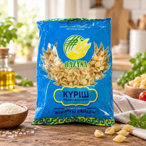 Казына Рисовые макароные изделия Ракушки 350гр
