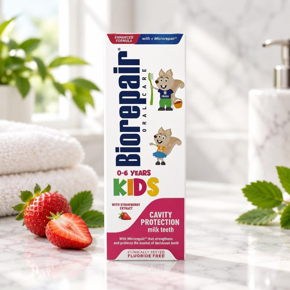 Biorepair Kids Детская зубная паста Клубника 50мл