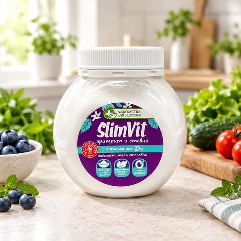 Рубус Специал.пищ.продукт диет.проф.питания Slim Vit эритрит 410гр
