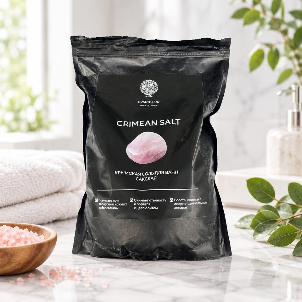 Epsom Salt Соль крымская Сакская CRIMEAN SALT 2.5кг