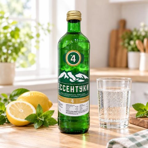 Ессентуки №4, 0,45 л стекло