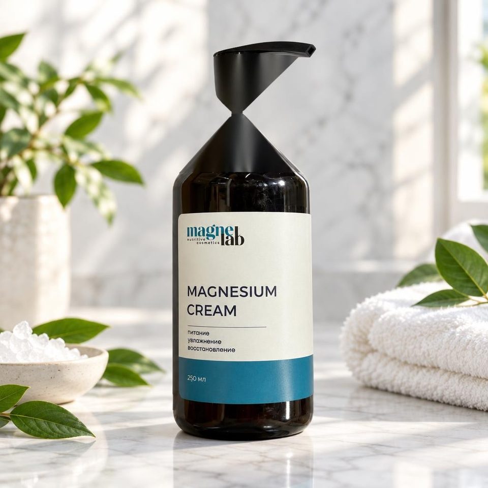 Magnelab Крем для тела с магнием Magnesium cream 250мл