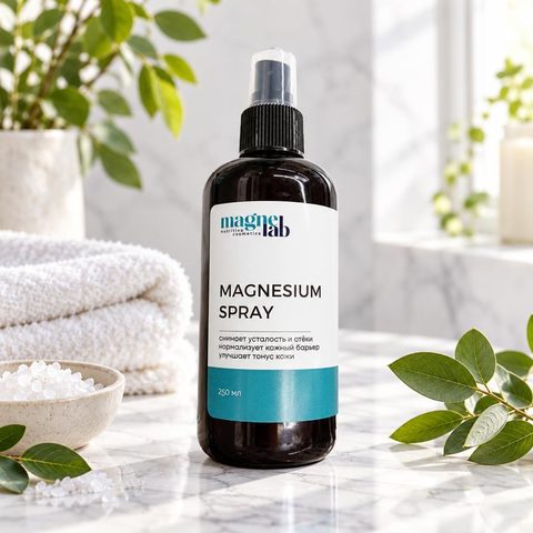 Magnelab Спрей для тела с магнием Magnesium spray 250мл