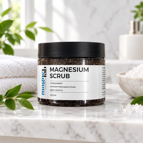 Magnelab Скраб с магниевый солью Magnesium scrub 250мл