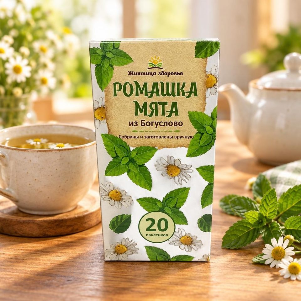 Ромашка-Мята из Богуслово 30 гр 20 пак