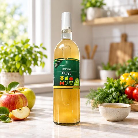 Organic Vinegar Яблочный уксус 1000мл
