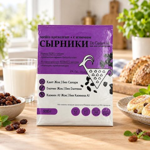 Galamilk Сырники с изюмом 500гр