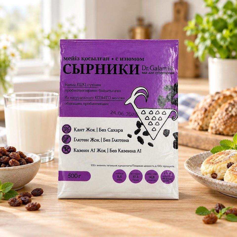 Galamilk Сырники с изюмом 500гр