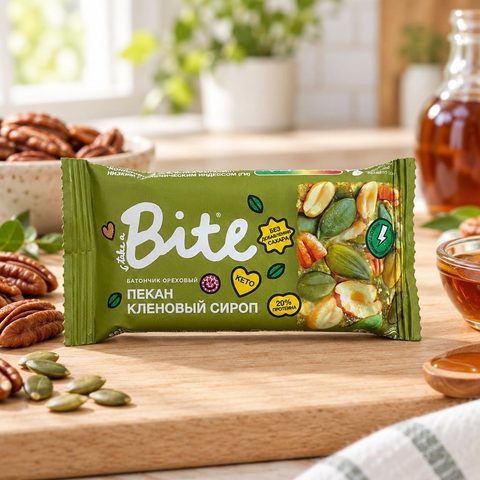 Bite батончик ореховый "Козинаки Пекан-Кленовый сироп" 30гр