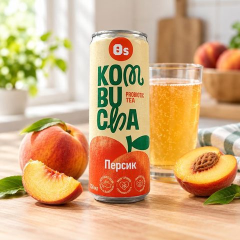 Ос Комбуча - Персик 250мл жб