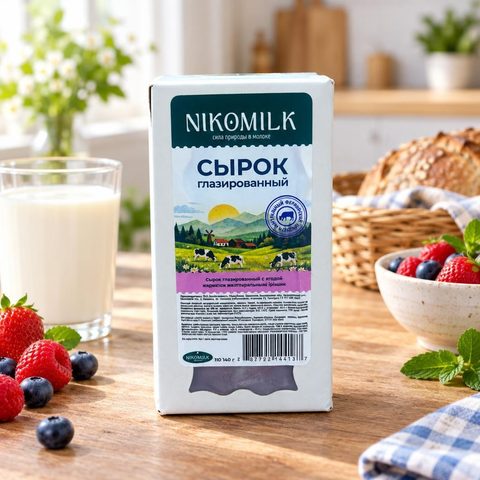 Сырок ягодный из коровье молока натуральный