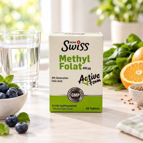 Swiss bork Methyl Folat 30tab