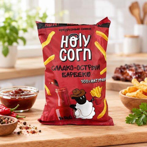 Кукурузные снеки Барбекю 30  гр